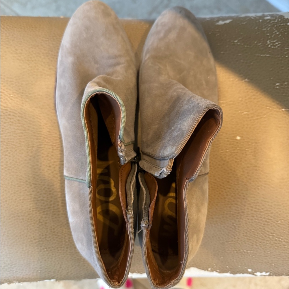 Sam Edelman Gray Ankle Boots